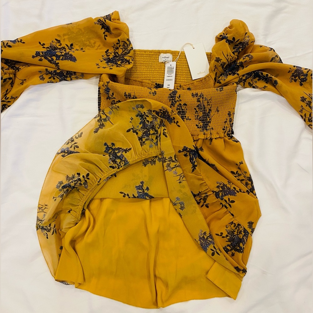 NWT Aritzia Wilfred Tempest Mini Dress Size M - Picture 4 of 8